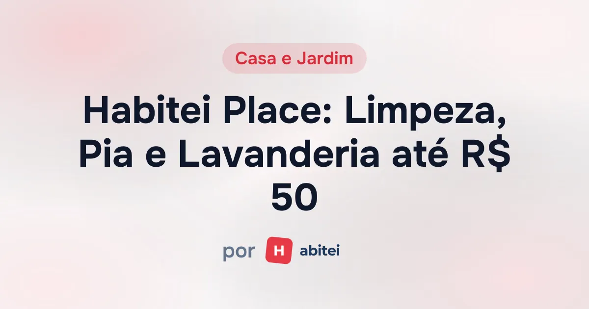 Itens de limpeza e lavanderia baratos na Shopee - Habitei Place