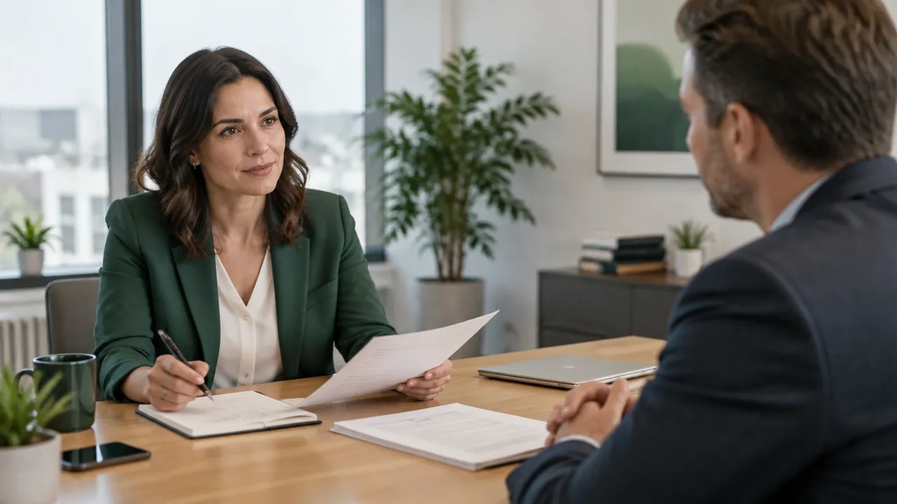A leader prepares notes and boundaries before an ethical negotiation
