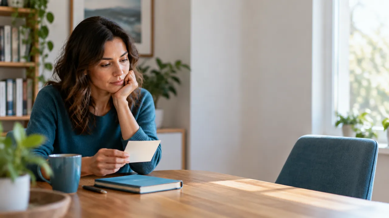 A person pausing to reflect on how an ethical choice affects others