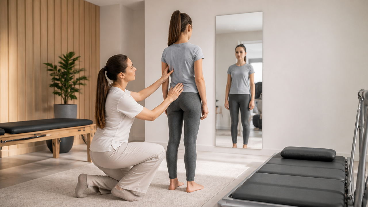Avaliação postural antes do início de um programa de Pilates terapêutico