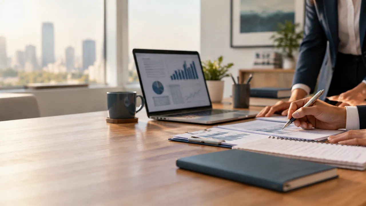 Business plan draft and financial forecast prepared for an immigration petition workflow