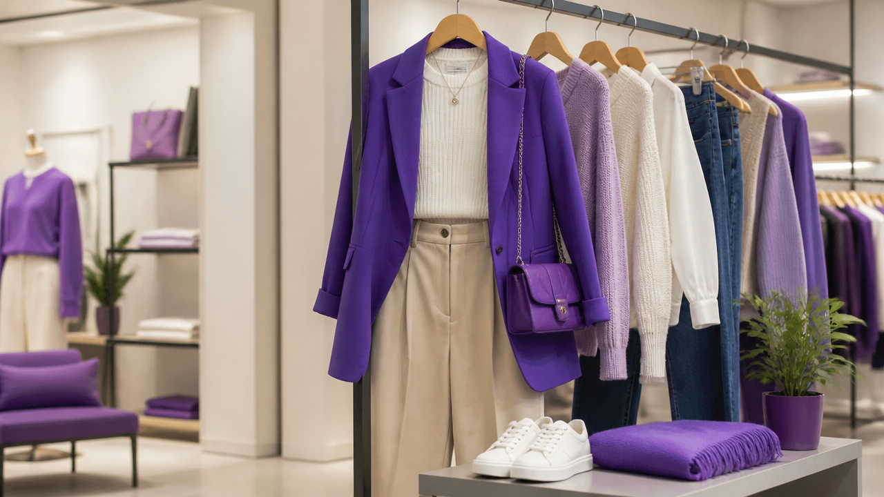 Loja de roupas com combinações de peças organizadas em kits e atendimento consultivo ao cliente