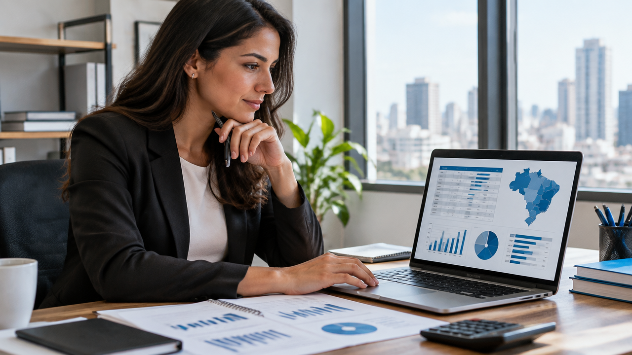 Consultora financeira compara dados salariais e diferenças entre regiões brasileiras