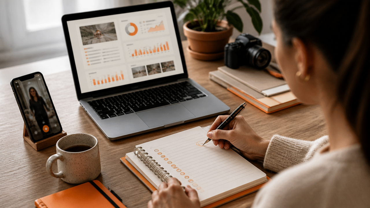 Creator analyzing rules, metrics, and deadlines of a short video campaign