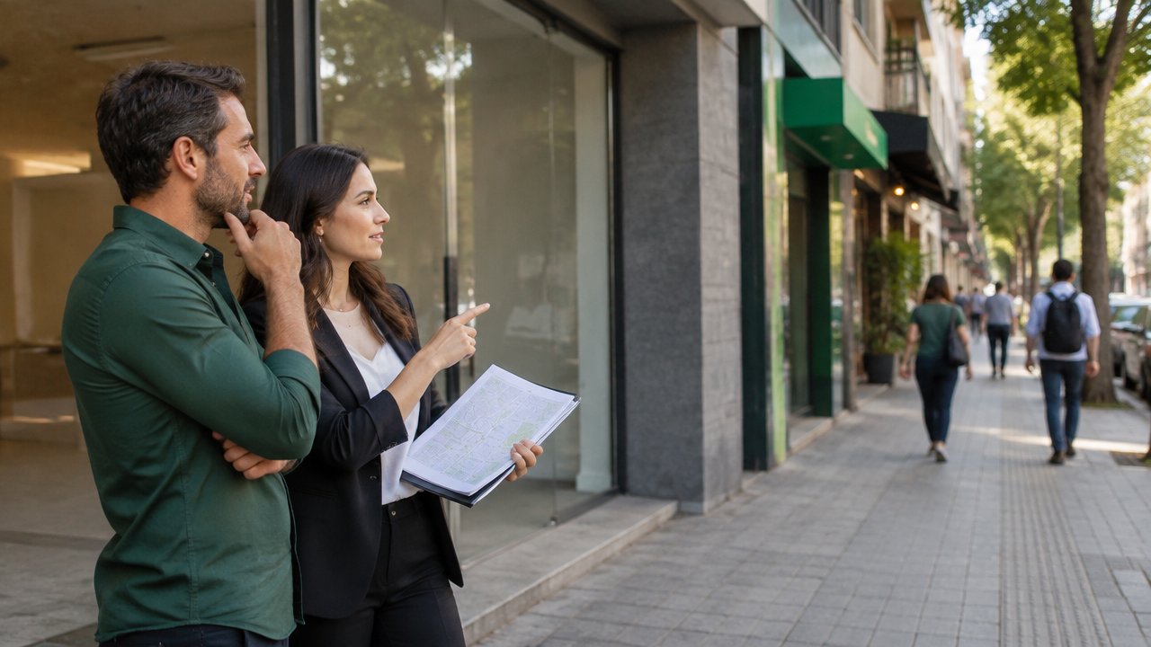 Empreendedor avalia o movimento da rua e um ponto comercial para abrir outra unidade