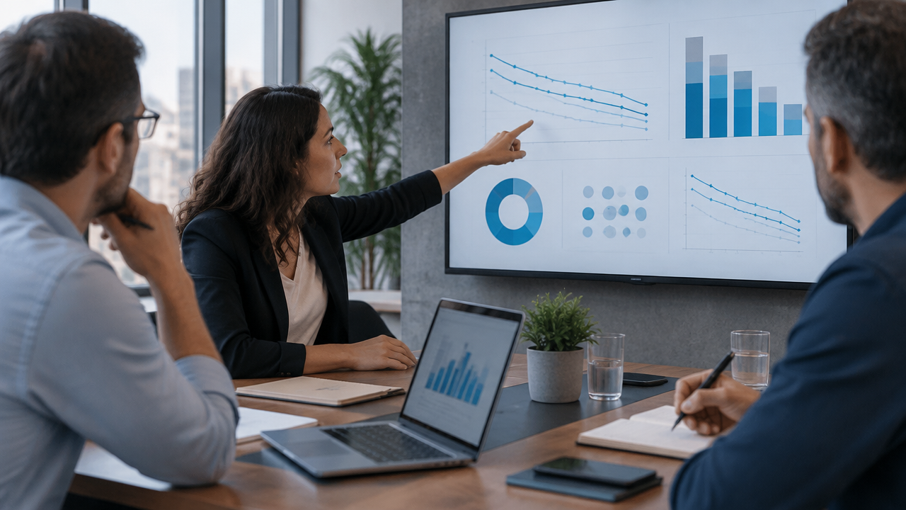 Equipe comercial analisa sinais de queda na atividade de clientes para priorizar ações de retenção.