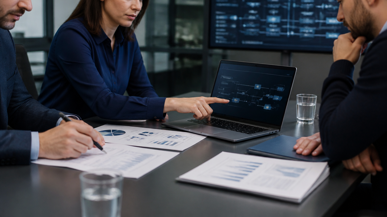 Equipe de compliance e tecnologia revisando processos de pagamento e documentos fiscais para adaptação ao split payment