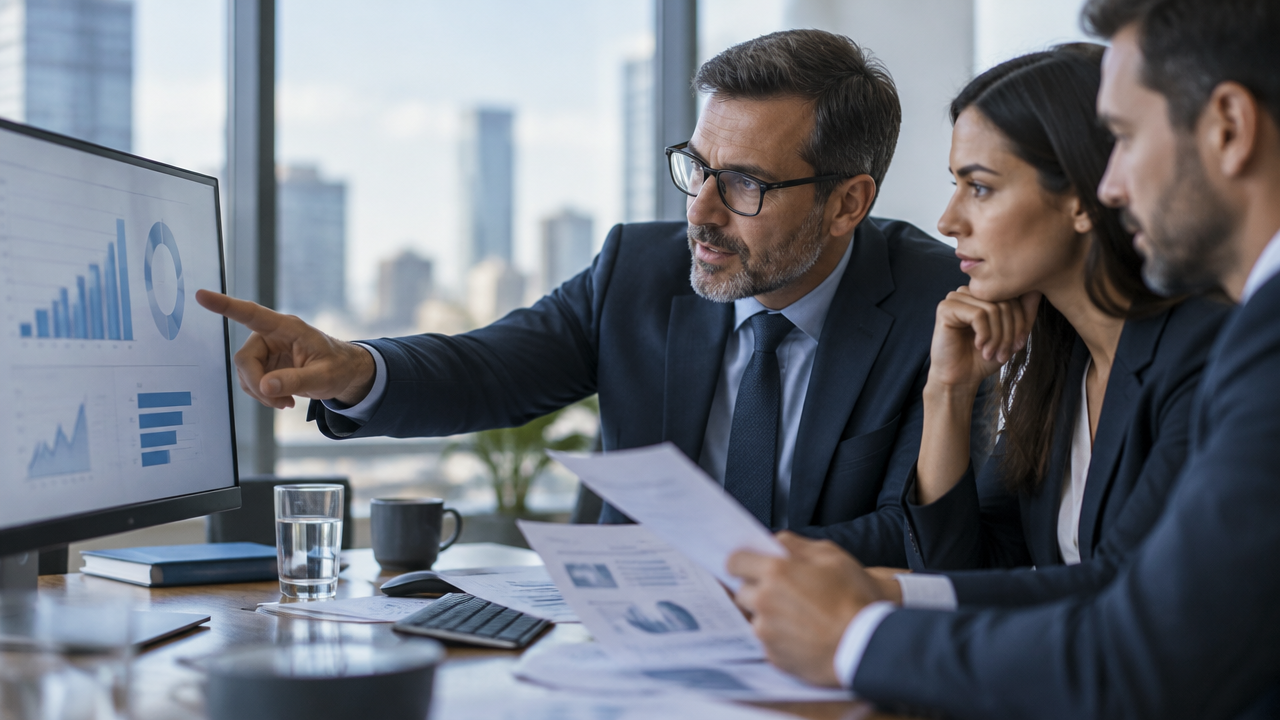 Equipe financeira compara economia tributária, custos e riscos de um incentivo fiscal