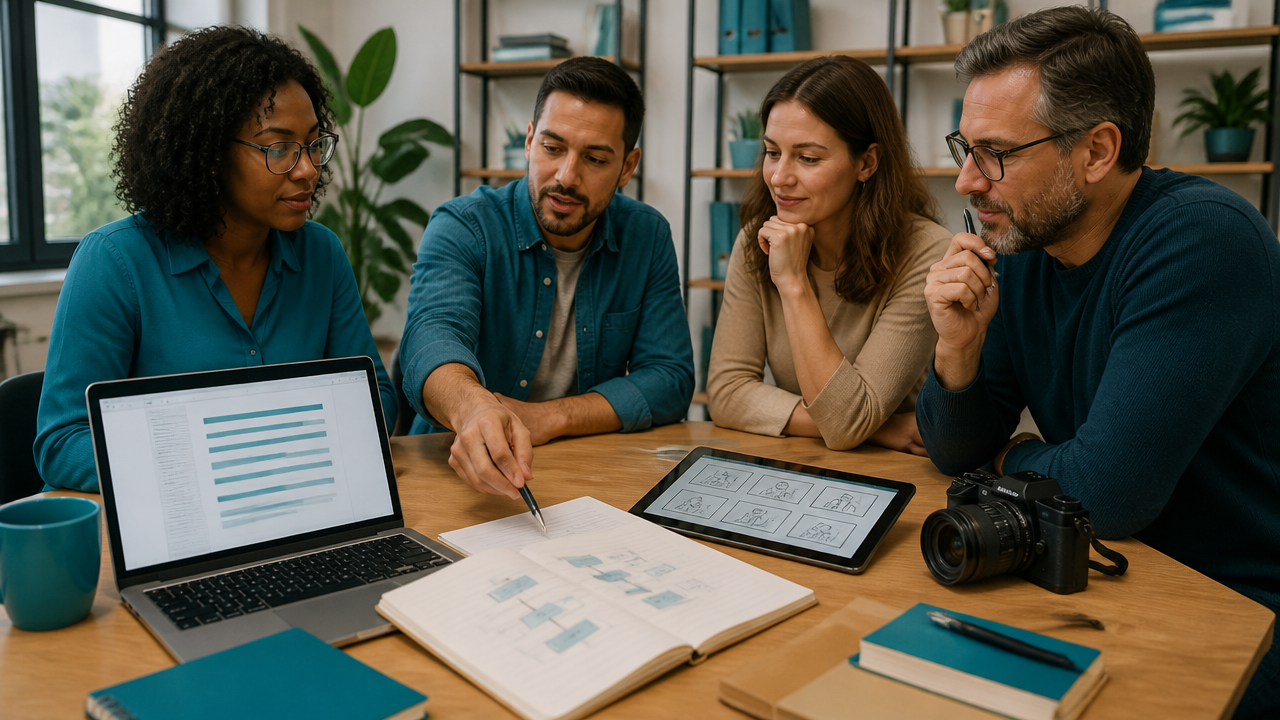Produção de conteúdo educacional para cursos online