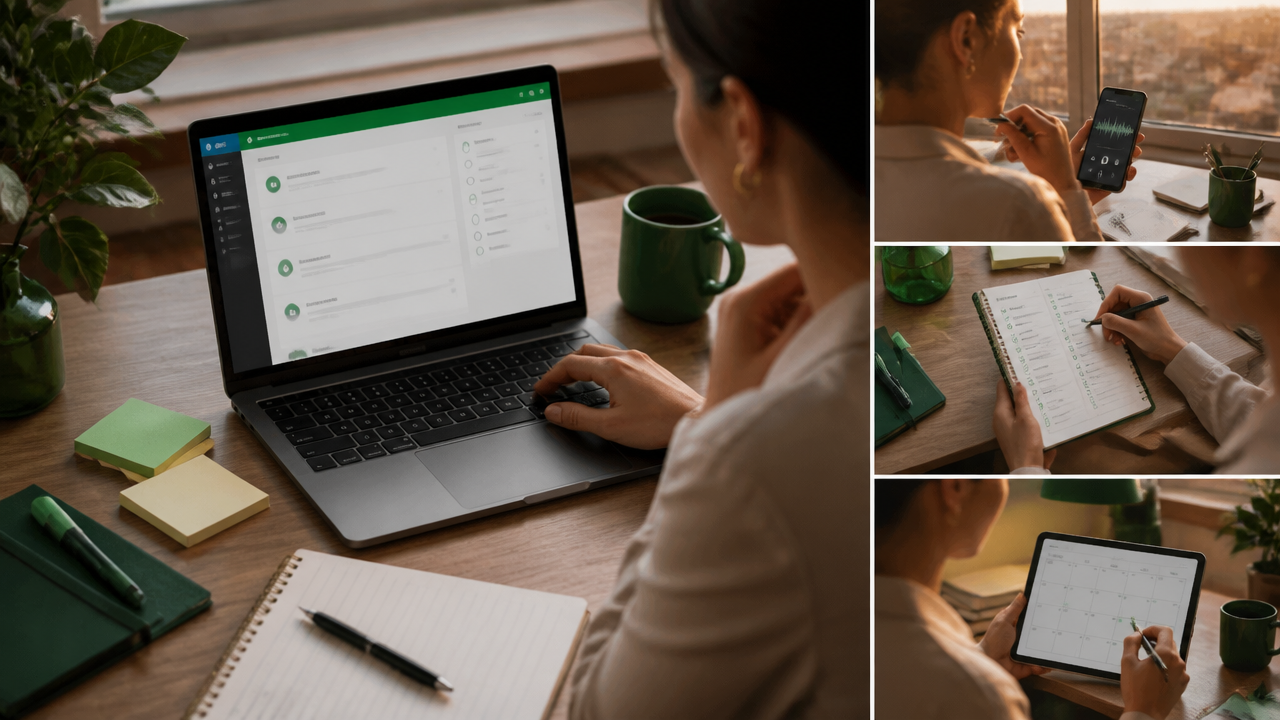 Fluxo de mentoria assíncrona com tarefas, feedback e acompanhamento em plataforma digital