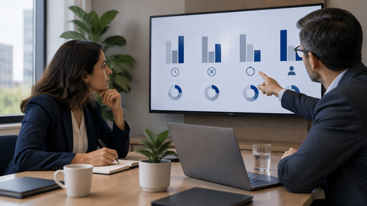Gestores comparam resultados de um piloto de IA com o processo atual