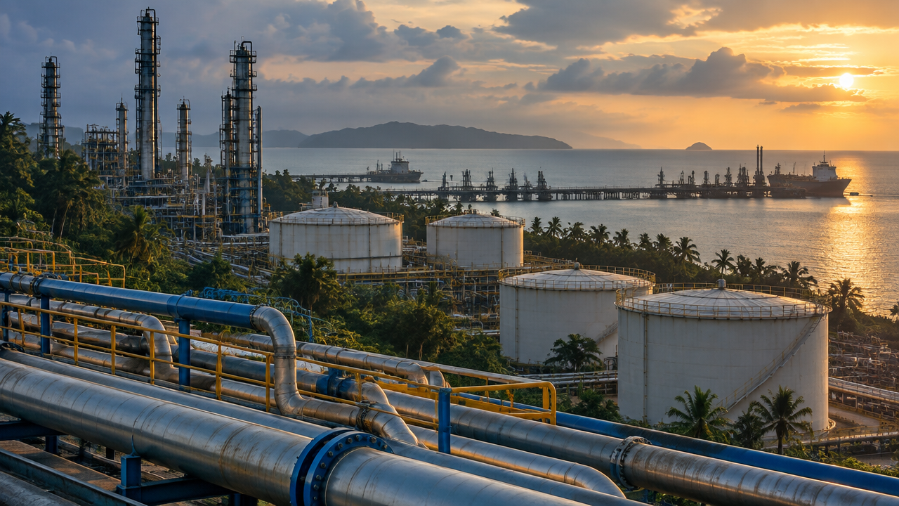 Instalação petrolífera venezuelana ilustra a disputa sobre investimentos, receitas e controle do setor energético