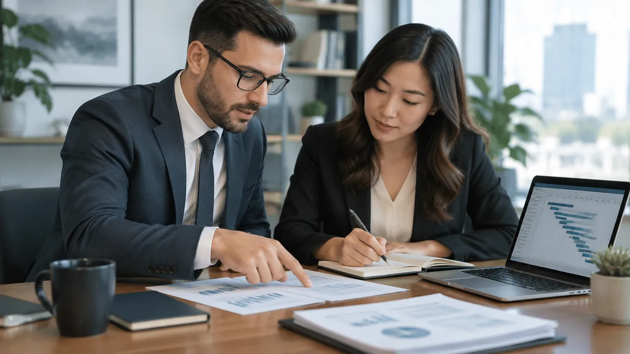 Law firm and plan-production professionals coordinating document review and revisions