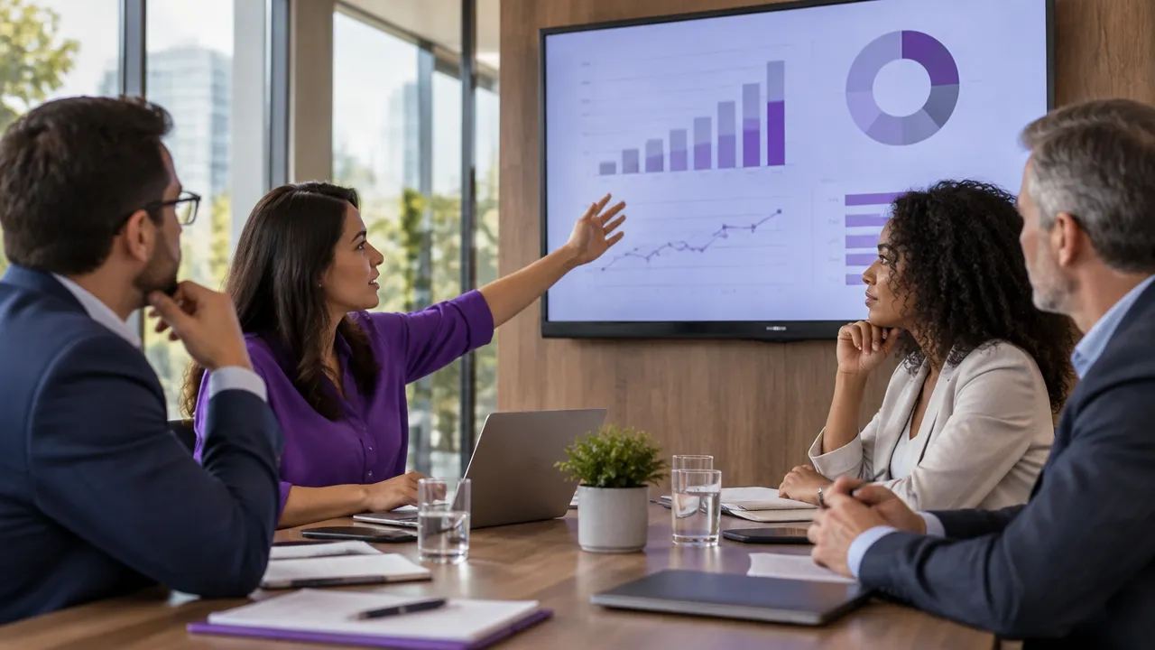 Lideranças analisam juntas riscos e impactos antes de tomar uma decisão organizacional