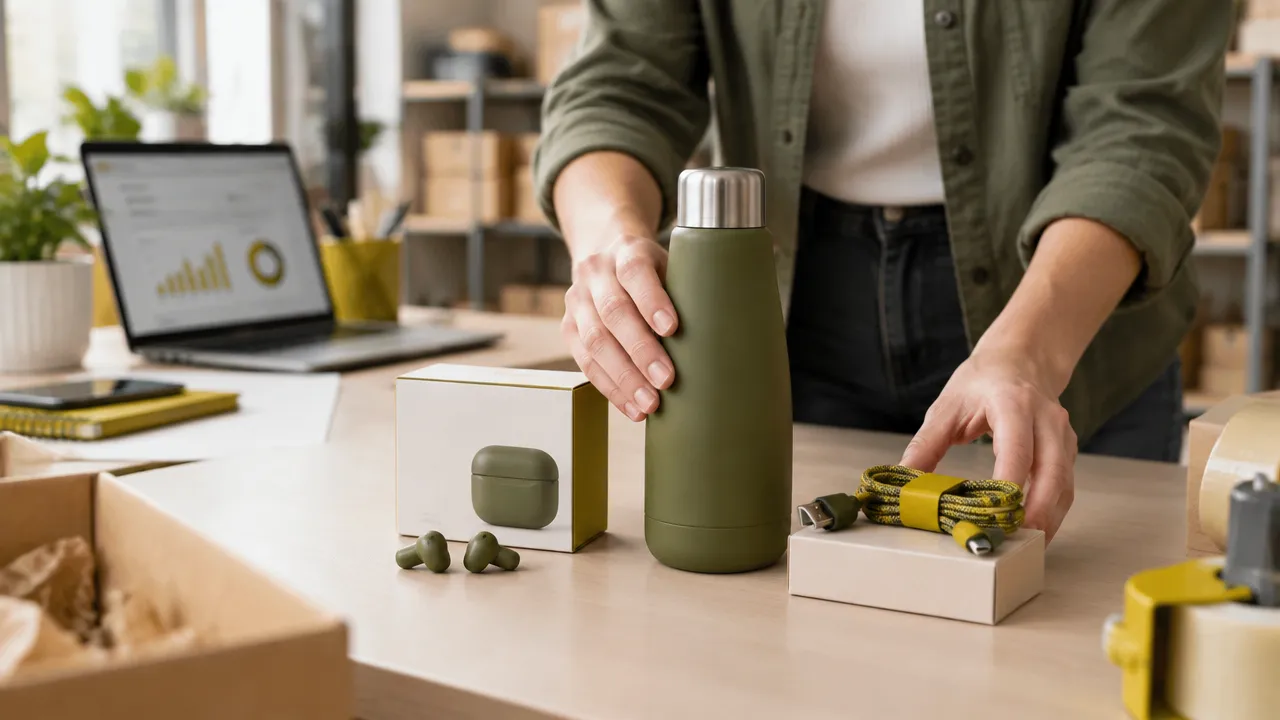 Produtos complementares organizados como kit para elevar o valor de cada pedido online