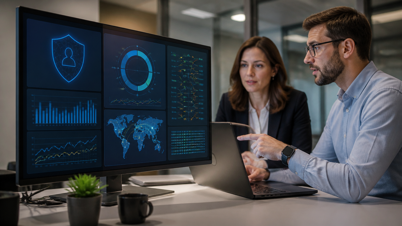 Profissionais revisando controles de compliance e risco em operação de embedded finance