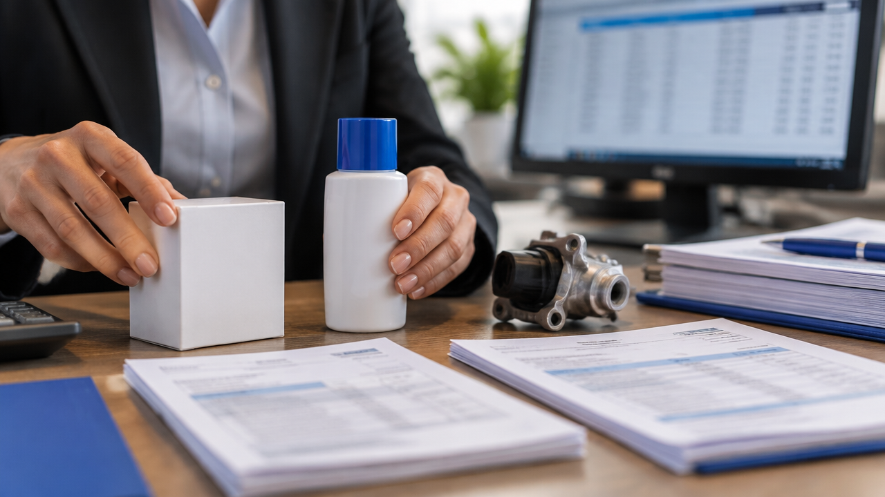 Profissional confere a classificação fiscal de produtos e separa receitas na apuração