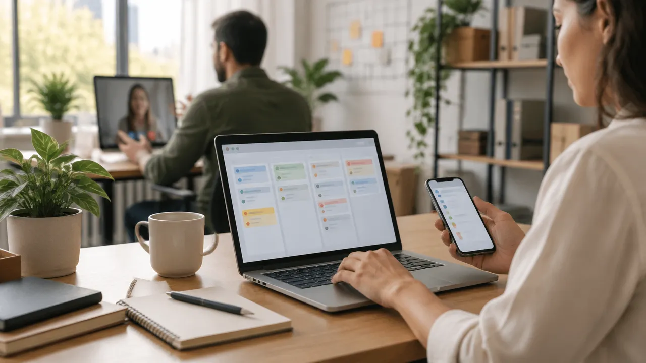 Profissional registra em um CRM os contatos recebidos pelos canais digitais