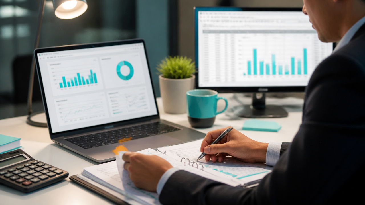 Profissional usando tecnologia para ganhar escala em operação de BPO Financeiro