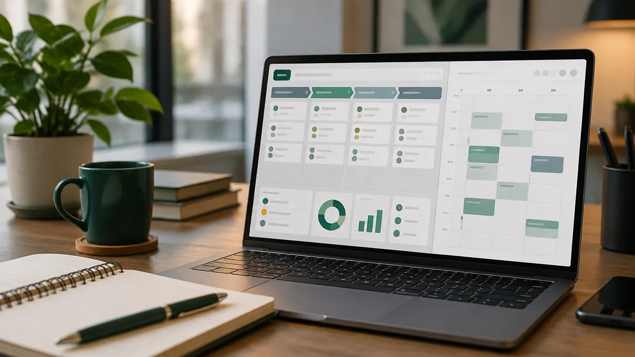 Tela de CRM com etapas comerciais e agenda de capacidade de atendimento
