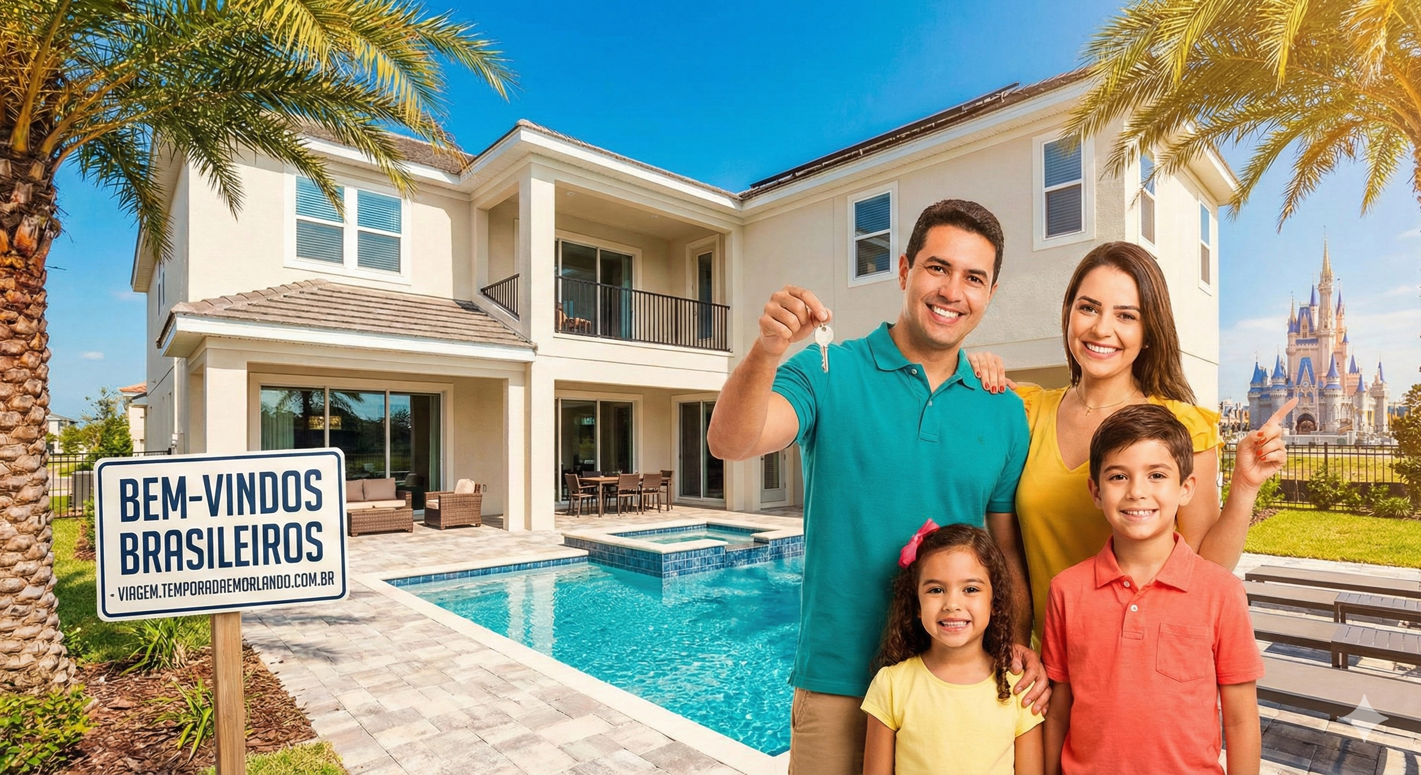 Hospedagem em Orlando para brasileiros: acerte