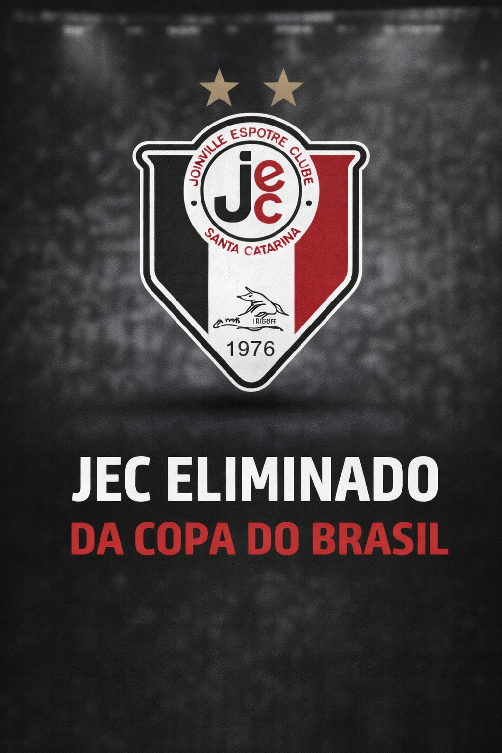 O Joinville se acostumou a perder? Derrota em casa elimina o JEC na Copa do Brasil