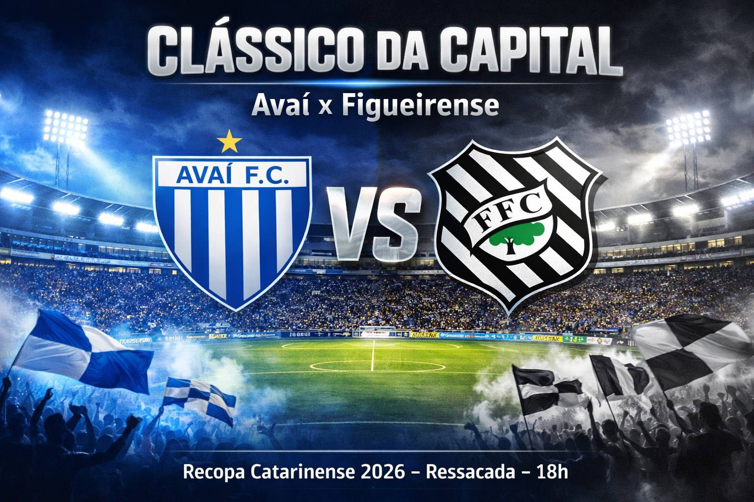Não importa o título, é clássico! Avaí e Figueirense duelam na Ressacada pela Recopa