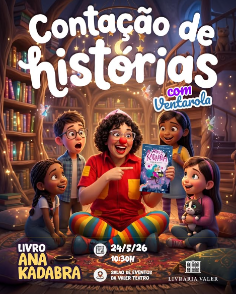 Agenda da Semana (21/05 à 24/05): oficinas, contação de histórias, exposição de futebol, remadas e muito mais