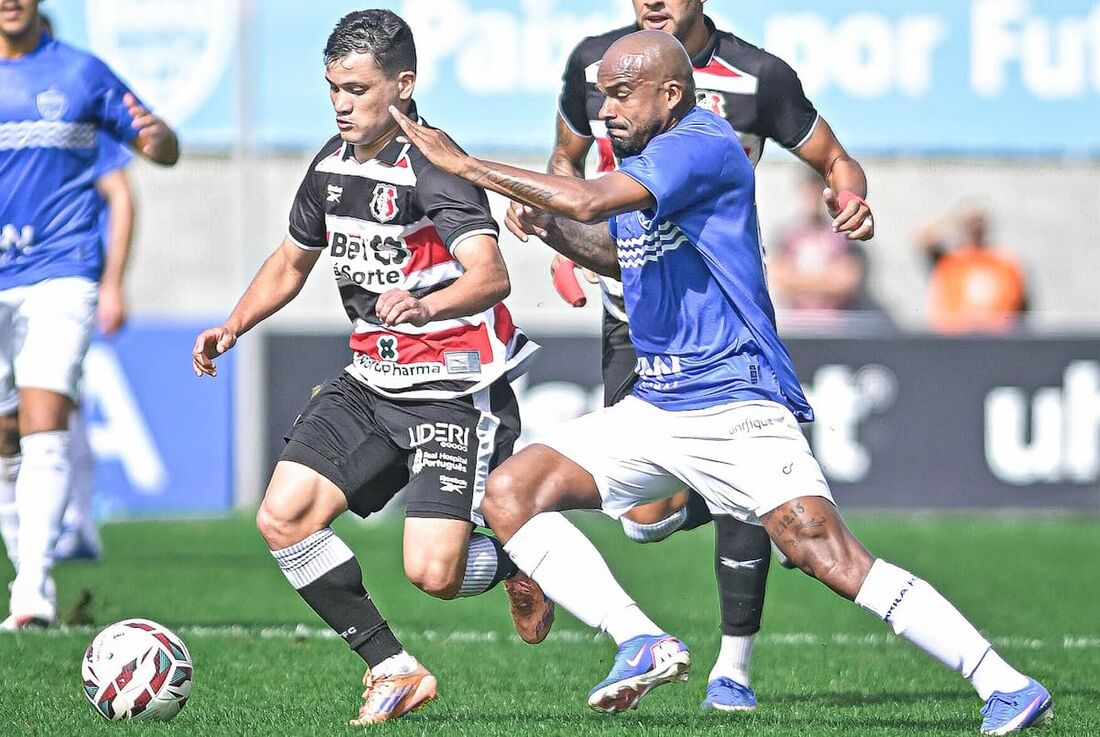 Barra perde para o Santa Cruz e desperdiça mais uma chance de subir na tabela