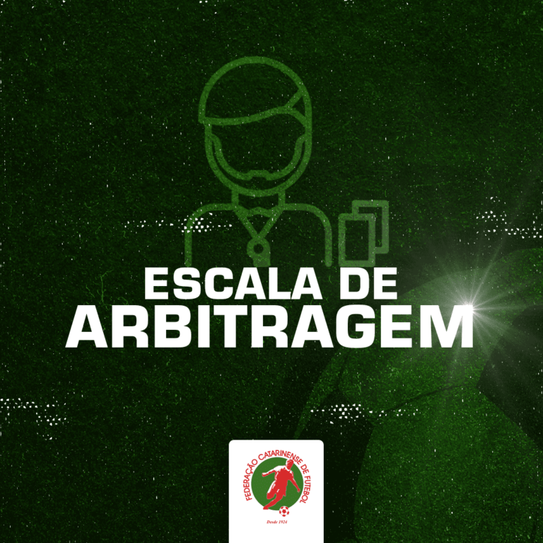 Federação divulga escala e aposta nos principais nomes da arbitragem