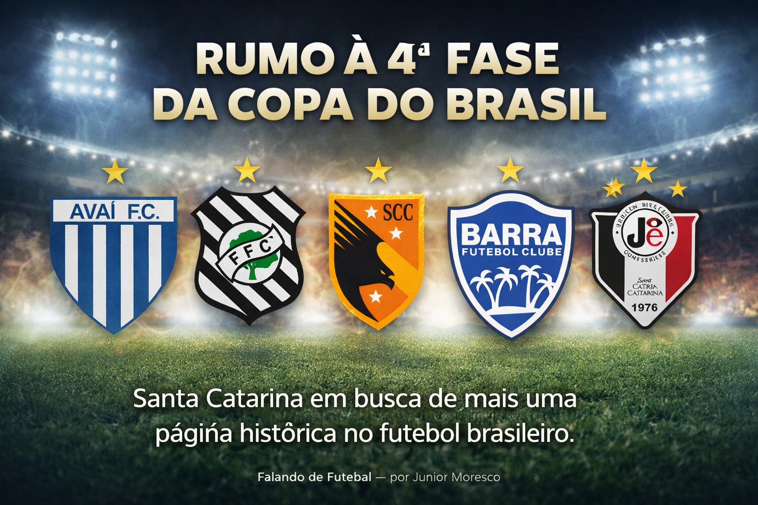 “Santa Catarina em campo: semana decisiva na Copa do Brasil para Avaí, Joinville, Santa Catarina, Figueirense e Barra