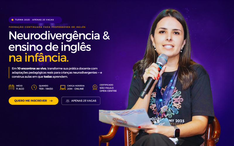 Formação para professores de inglês: neurodivergência na infância