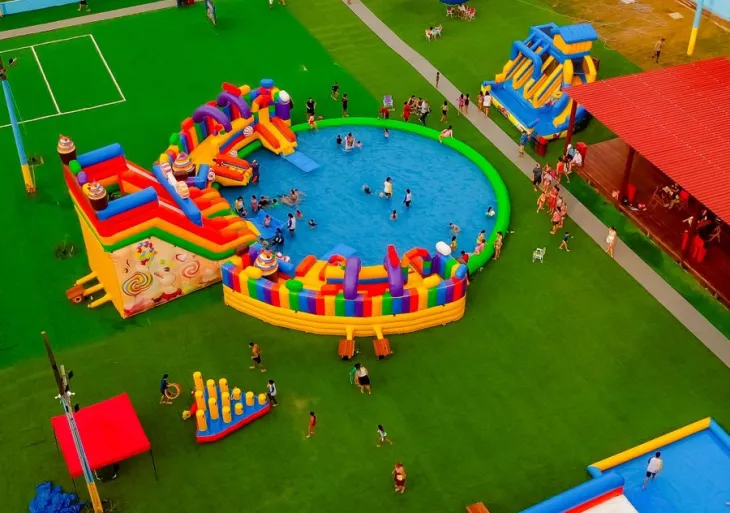 Conheça o JoLeLu, um parque de infláveis e diversão para as crianças