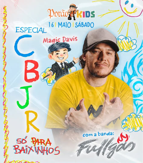 Fim de semana com rock para crianças, contação de histórias, oficina criativa e muito mais! 