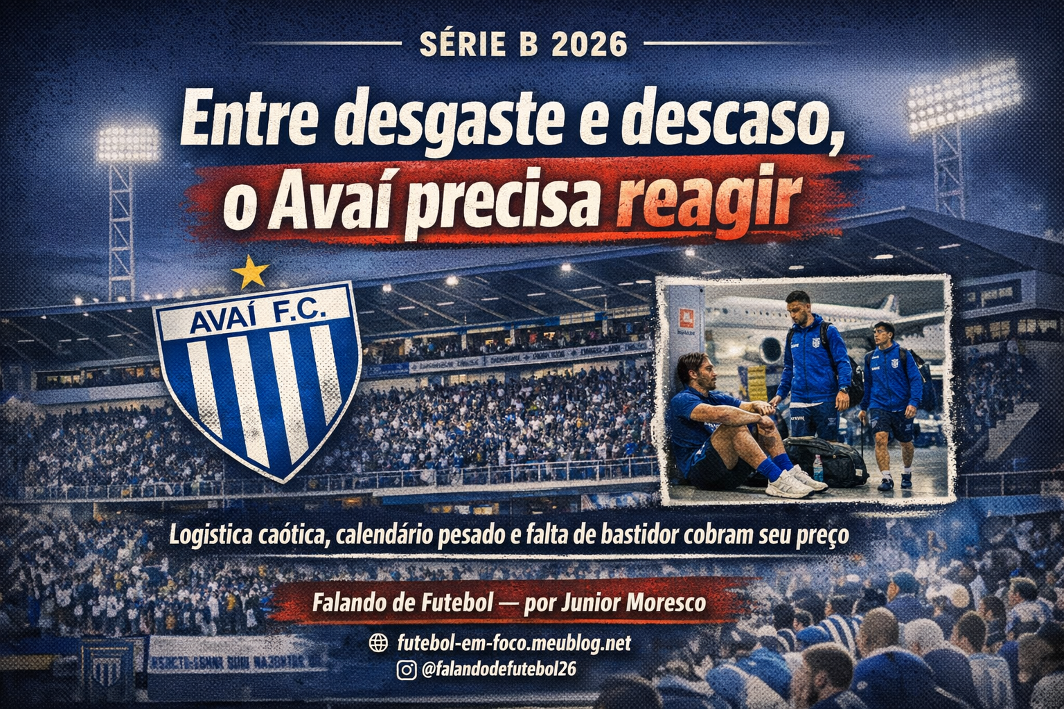 Sem força fora de campo, o caminho fica mais difícil para o Avaí