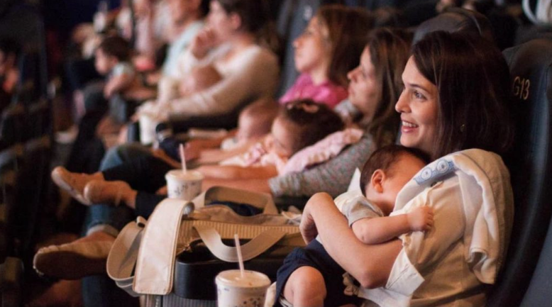 CineMaterna: sessões de cinema adaptadas para mães com bebês
