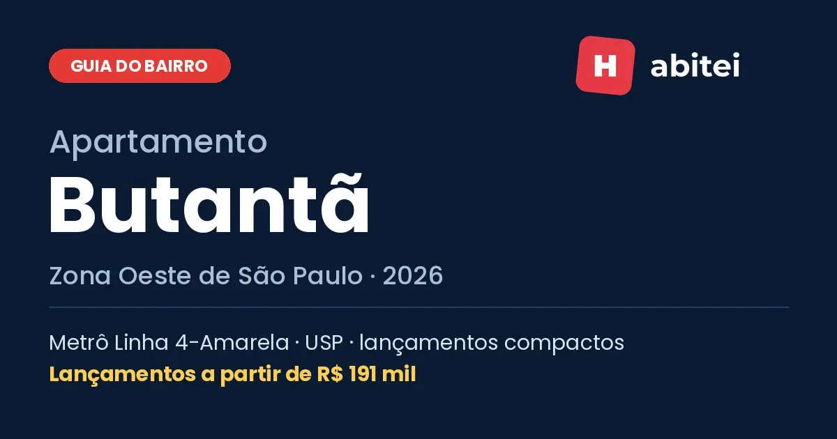 Capa do guia do bairro Butantã, Zona Oeste de São Paulo