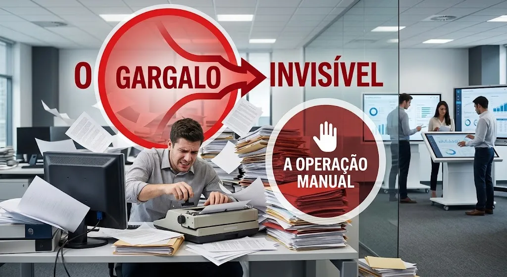 O Gargalo Invisível: A Operação Manual