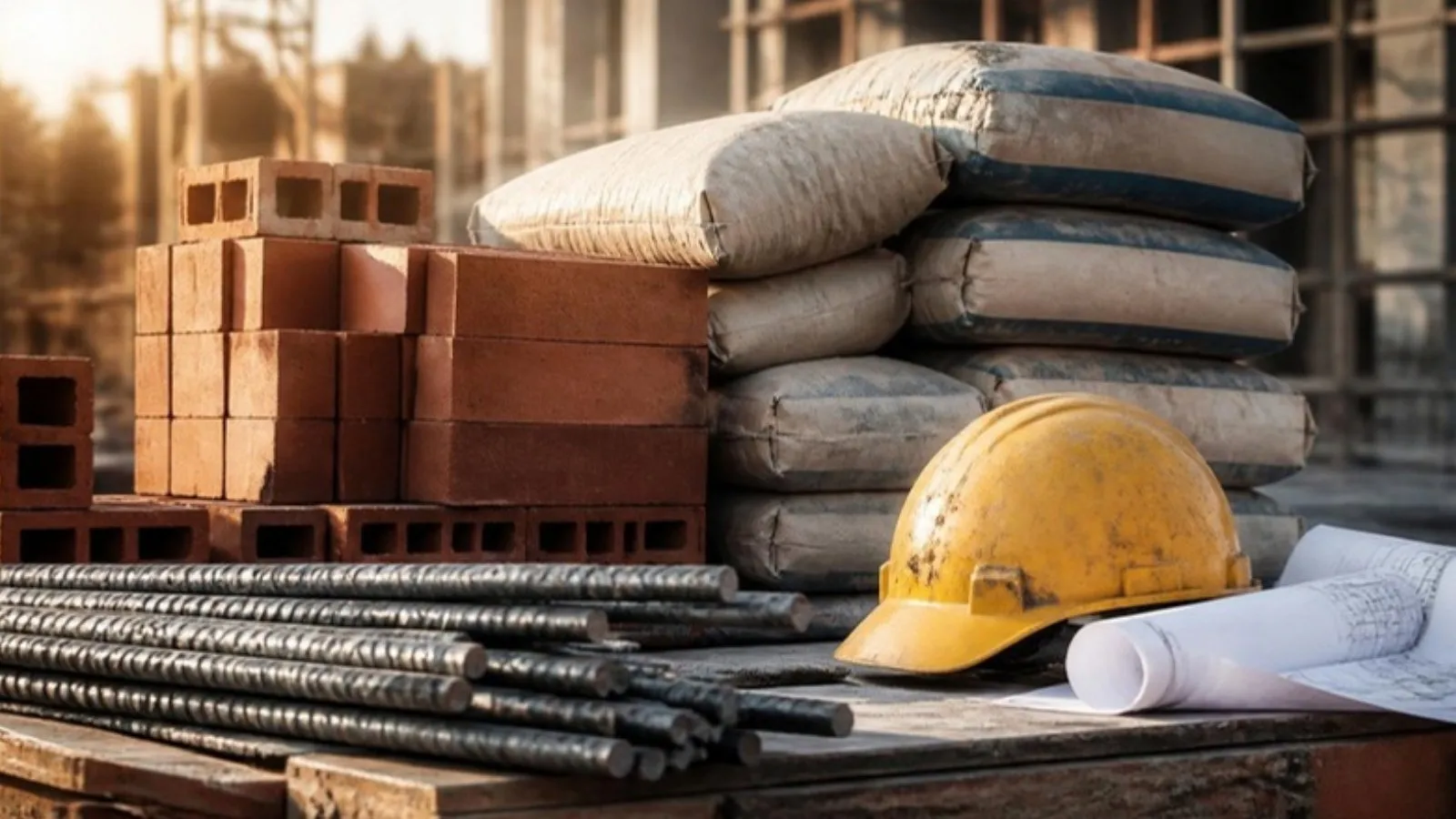Canteiro de obras de edifício residencial (imagem ilustrativa)
