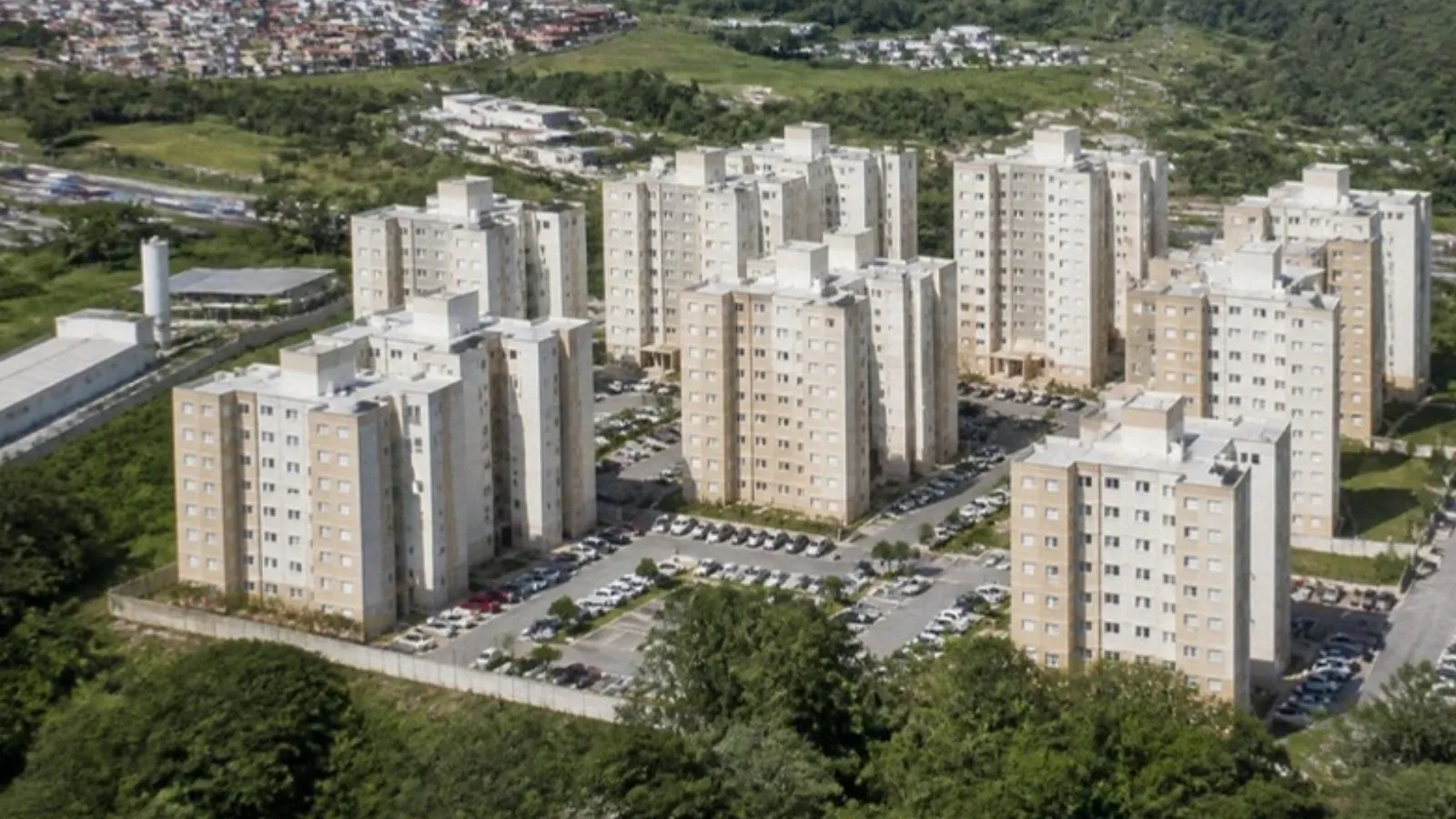 Conjunto habitacional na cidade de São Paulo (imagem ilustrativa)