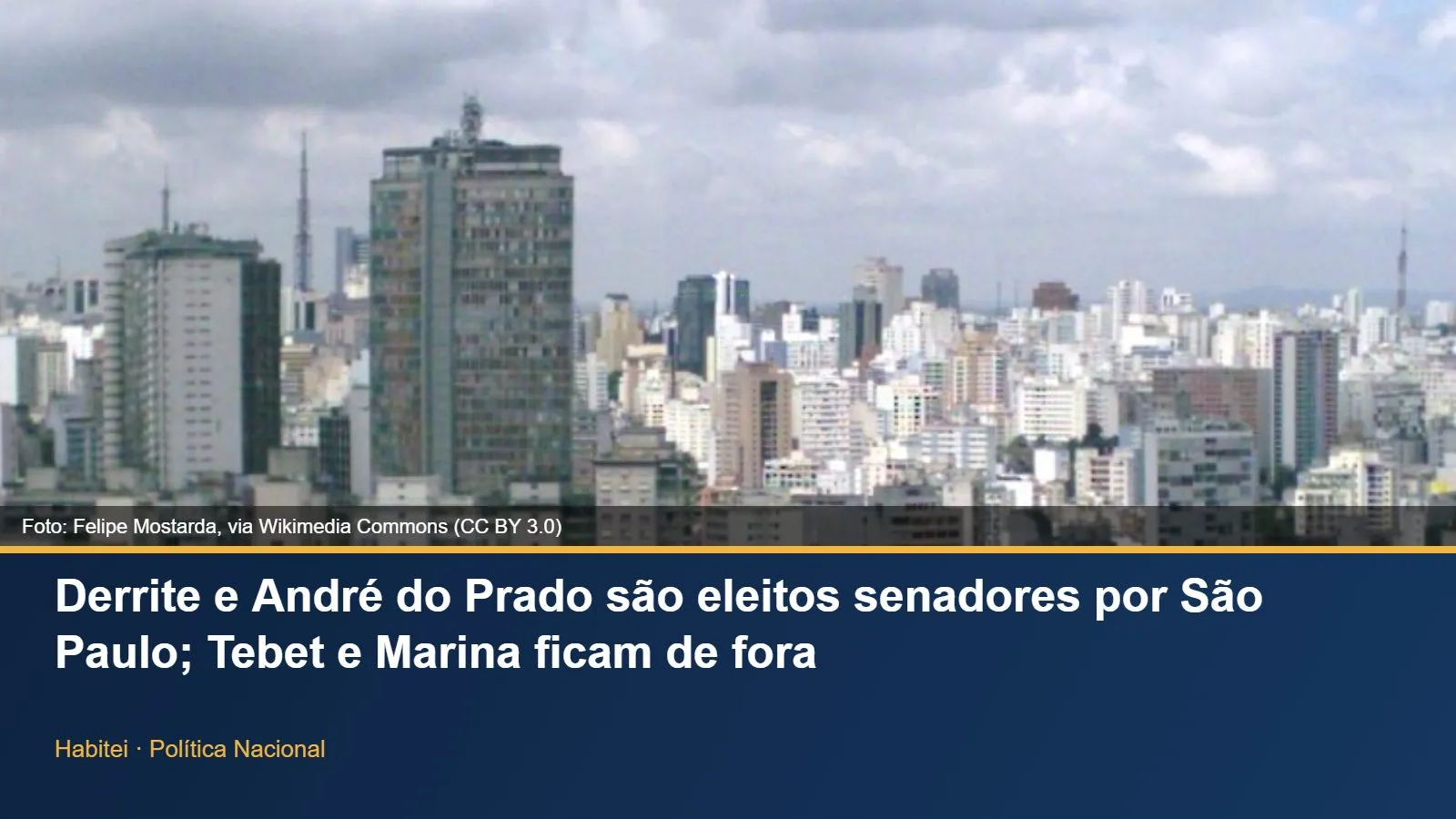 Vista do centro de São Paulo