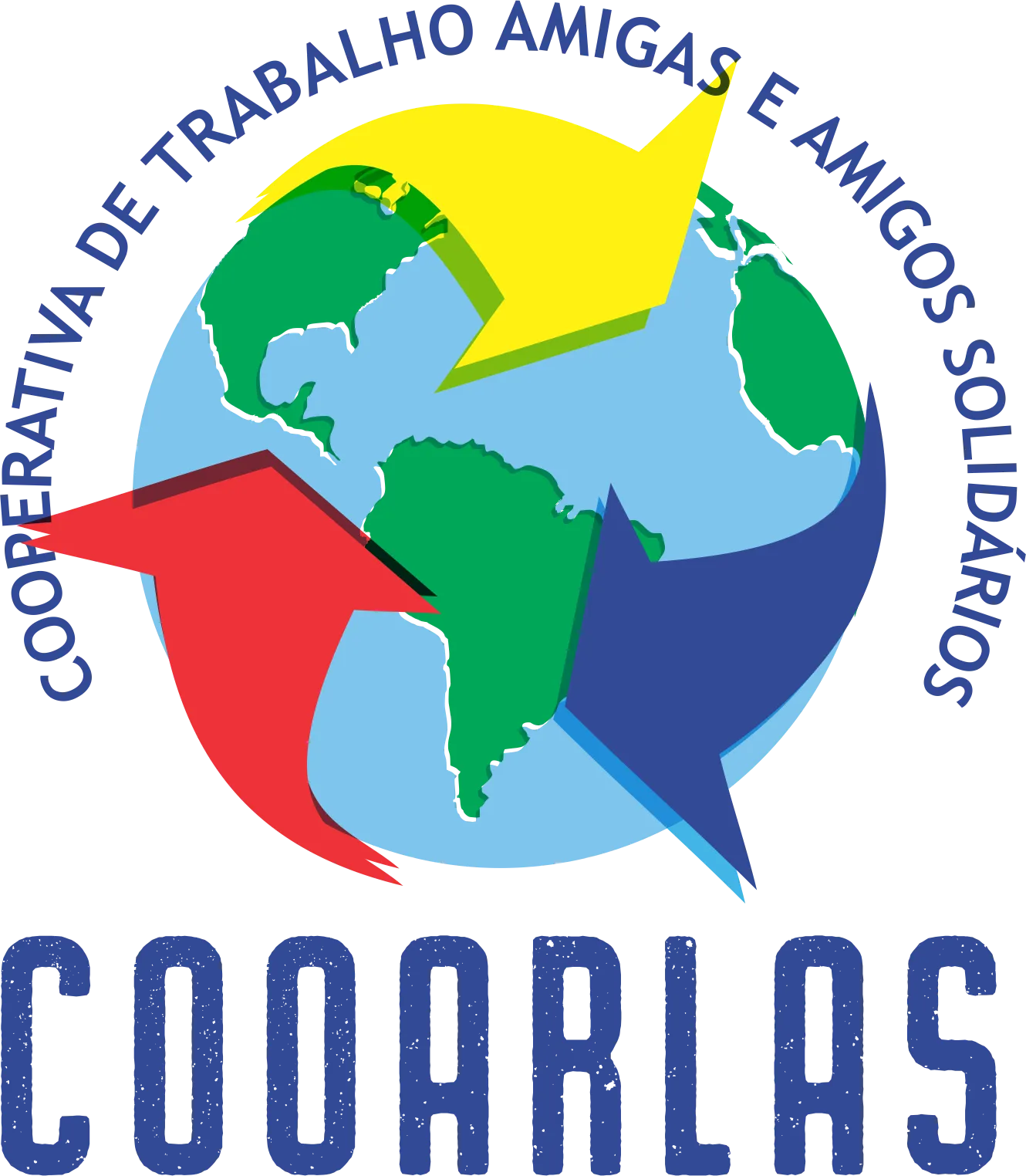 Logo da Cooarlas, Cooperativa de Trabalho Amigas e Amigos Solidários, de Canoas (RS)