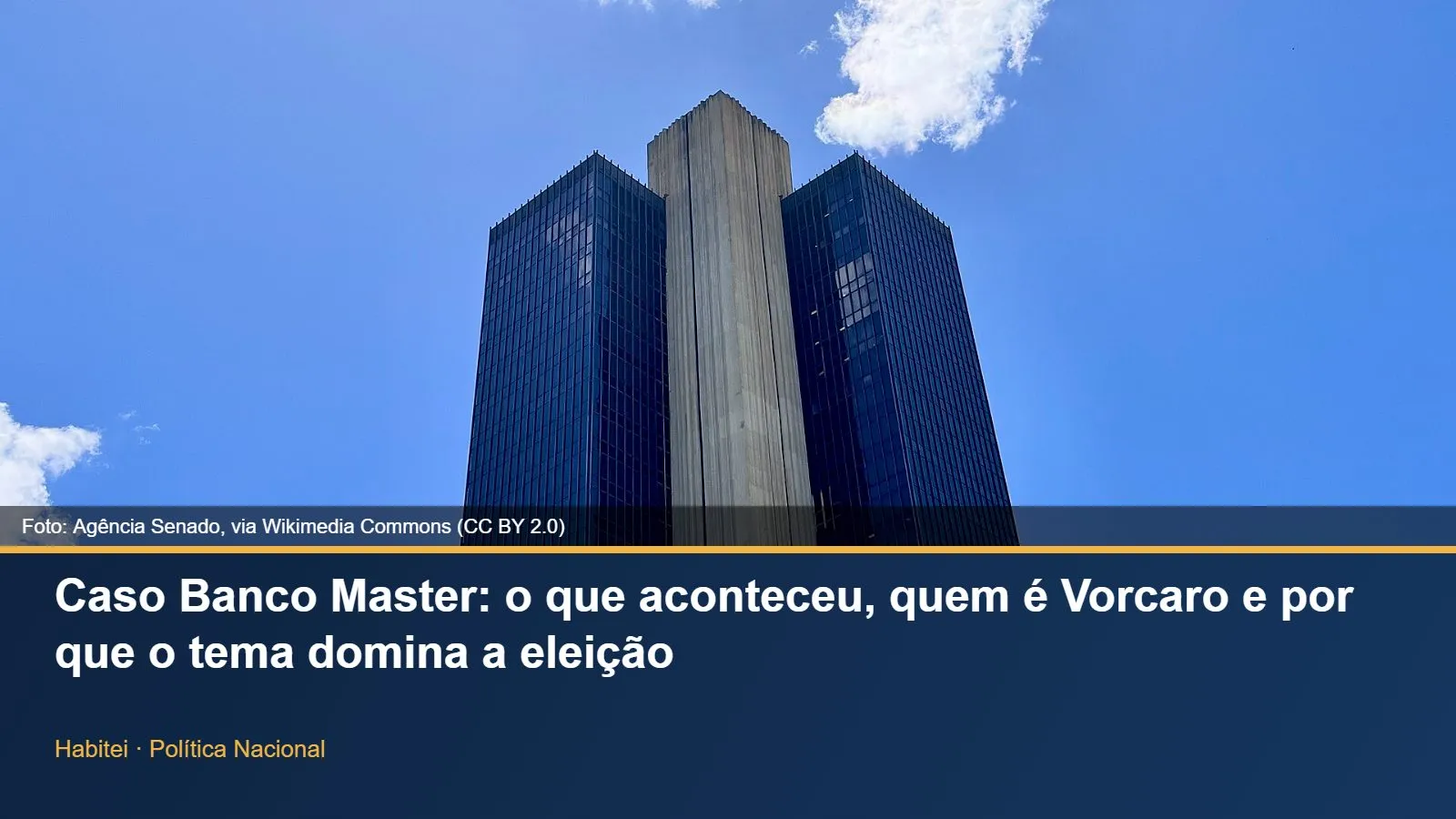 Sede do Banco Central do Brasil em Brasília