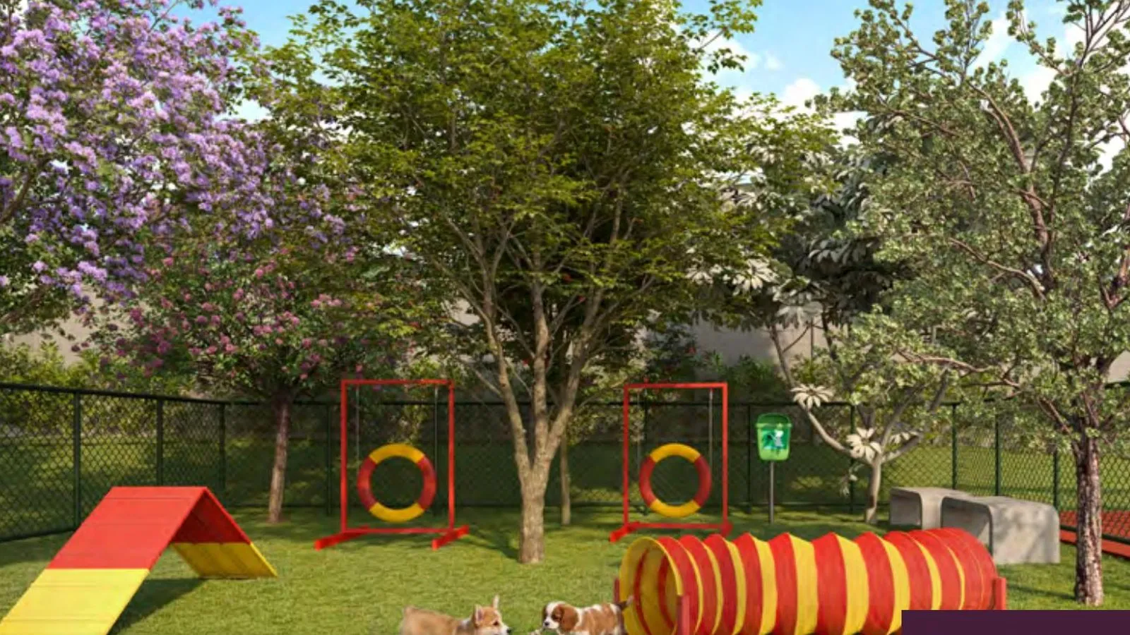 Pet place do condomínio Dandara, da Tenda (imagem ilustrativa do book)