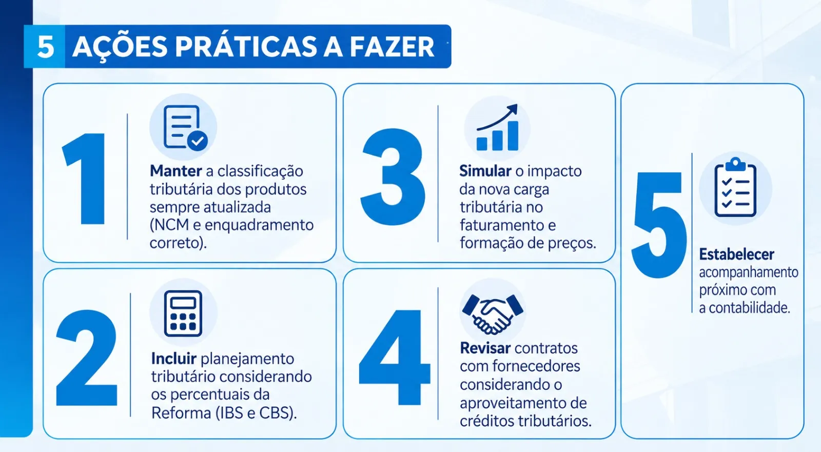 ações práticas reforma tributária