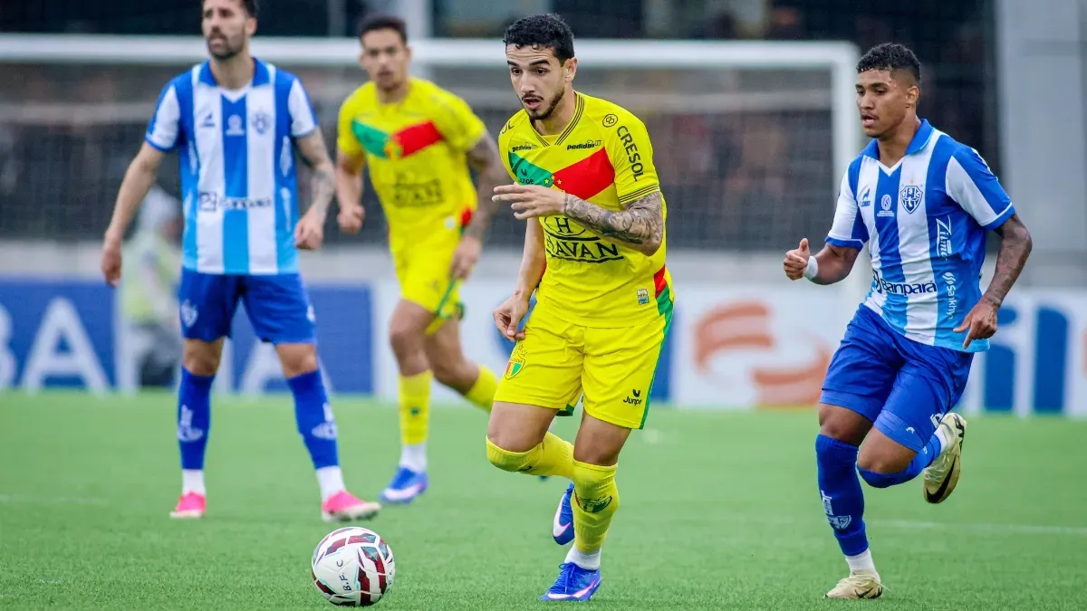 Brusque x Paysandu (Foto: Lucas Gabriel Cardoso, Brusque FC, Divulgação)